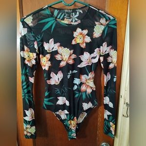 Forever 21 sheer bodysuit